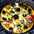 Rajni Sanghavi's cooksnap of when they made ચીઝ પીઝા (Cheese pizza Recipe in Gujarati).