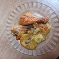 El cooksnap de Raquel Reyes Moreno cuando hizo Muslos de pollo con patatas al horno.