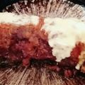 El cooksnap de Nati cuando hizo Pan de carne relleno con salsa y queso arriba.