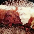 El cooksnap de Nati cuando hizo Pan de carne relleno con salsa y queso arriba.