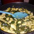 El cooksnap de Mvz Yuridia Viazcán Almazán cuando hizo Pollo con rajas de chile poblano.
