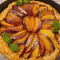 Cooksnap-ul lui Diana Onchiş atunci când a preparat Tartă rustică cu piersici.