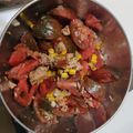 El cooksnap de Tony Sánchez Hermán cuando hizo Tómate aliñado con atún y albahaca.