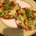 lyannev1991's cooksnap of when they made Chicken Tostadas.