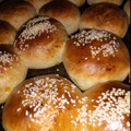 El cooksnap de Ester Vazquez cuando hizo Pancitos de leche con dulce de leche y otros con jamón y queso, una bomba!!.