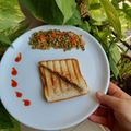 Mukti Bhargava का कुकस्नैप जब उन्होंने चीज़ रोटी सैंडविच (Cheese Roti Sandwich recipe in hindi) बनाया था।