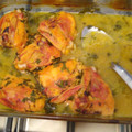 El cooksnap de carricandy cuando hizo Pollo al horno con naranjas y cerveza.