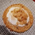 El cooksnap de Alicia Carrillo cuando hizo Crepes sin gluten, rellenos de yogur griego y manzana.