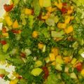 El cooksnap de Vicko Huesca cuando hizo Ensalada tropical. ॐ.