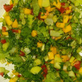 El cooksnap de Vicko Huesca cuando hizo Ensalada tropical. ॐ.