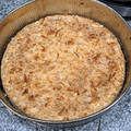 El cooksnap de María Amelia cuando hizo Pastel de yogur griego y coco “sin gluten”.