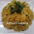 R.s. Ashwini's cooksnap of when they made फोडणीचा भात किंवा गार्लिक राईस (phodnicha bhaat kiva garlic rice recipe in marathi).