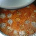 El cooksnap de Silvana Frase cuando hizo Albóndigas de Carne en Salsa de Tomate.