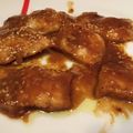 El cooksnap de Mariate cuando hizo Atún en salsa de soja con mostaza y miel.
