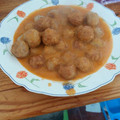 El cooksnap de Isaias Bento Florido cuando hizo Albóndigas de carne en salsa de vino blanco con Thermomix.
