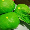 Cooksnap dari Nindi untuk resep Bakpao pandan isi coklat