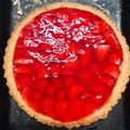 El cooksnap de Vero Segovia cuando hizo Tarta de frutilla, crema y gelatina.