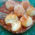 El cooksnap de Iri cuando hizo Ñoquis rellenos sin T.A.C.C con maizena.