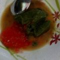 Cooksnap dari hra cahya untuk resep Bubur sumsum pandan super lembut, kuah santan+gulmer