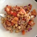 El cooksnap de Lili cuando hizo Ensalada de garbanzos con atún.