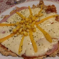 El cooksnap de lila2001 cuando hizo Pizza light de avena al microondas  fácil y rápida 💪💁🏻🍕 masa de pizza 1 2 3.