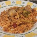 El cooksnap de Soniaacca cuando hizo Arroz con costilla de cerdo, alcachofas y espárragos trigueros.
