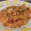 El cooksnap de Soniaacca cuando hizo Arroz con costilla de cerdo, alcachofas y espárragos trigueros.