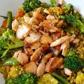El cooksnap de Soralys Malvacia cuando hizo Quinoa con vegetales.