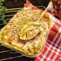 Cooksnap dari Arum Yusia untuk resep Pasta Brulee / Fettuccine - Spaghetti Bolognese Panggang