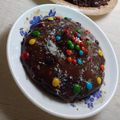 Sarah Ali 🧑‍🍳's cooksnap of when they made Yums decorated Chocolate cake.