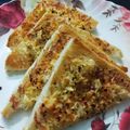 Parul Patel's cooksnap of when they made ચીલી ગાર્લીક ચીઝ ટોસ્ટ(Chili Garlic Cheese Toast Recipe In Gujarati).