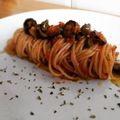El cooksnap de Toni Martín cuando hizo Espaguettis a la putanesca picante.