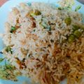 Ziya Ansari का कुकस्नैप जब उन्होंने आलू मटर पुलाव (aloo matar pulao recipe in Hindi) बनाया था।