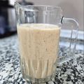 El cooksnap de Brenda Conlazo cuando hizo Licuado de durazno y banana 🍑🍌.