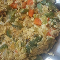 El cooksnap de Sofi Vega cuando hizo Tortilla de zapallitos verdes.