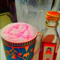 Veena Chopra का कुकस्नैप जब उन्होंने गुलाब लस्सी (Gilab Lassi recipe in hindi) बनाया था।