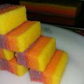 Cooksnap dari Ria Khairiyah untuk resep Rainbow Cake (kukus)