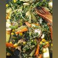 El cooksnap de María Inés cuando hizo Quinoa combinada con verduras.