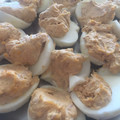 El cooksnap de Irene-Guirao cuando hizo Huevos rellenos con anchoas.