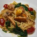 闕琪琪 的 香煎鮭魚義大利麵 cooksnap