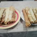 El cooksnap de Paulina Fernández cuando hizo •Panqueques con manjar•.
