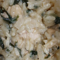 El cooksnap de Lau Rodríguez Maron cuando hizo Risotto de espinacas.