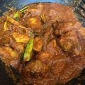 Cooksnap Syasya Rara semasa beliau membuat Ayam Masak Merah.