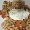 El cooksnap de Victor Barrios cuando hizo Alubias salteadas con calabaza al tomillo y huevo poché.