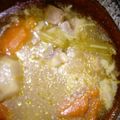 El cooksnap de Luz Marina Maltez Blass cuando hizo Caldo de cocido con Monsieur Cuisine plus.