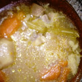 El cooksnap de Luz Marina Maltez Blass cuando hizo Caldo de cocido con Monsieur Cuisine plus.
