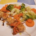 El cooksnap de Maria Rosa Rodriguez Sanchez cuando hizo Brochetas de Vieiras con champiñón.