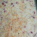 El cooksnap de maría elizabeth loitey gracia cuando hizo Fainá de queso y panchos.