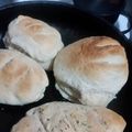 El cooksnap de Julia Olmos cuando hizo Pan casero fácil.