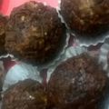 El cooksnap de Ana Castro cuando hizo Trufas de banana y coco.
